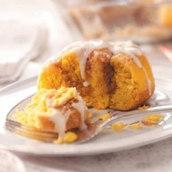 Streusel Pumpkin Sweet Rolls recipe