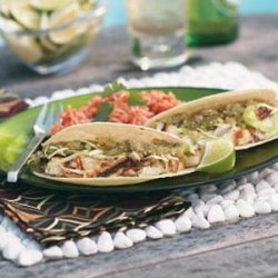 Grilled Halibut Tacos with Salsa Verde recipe