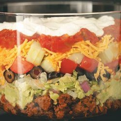 Tasty Layered Taco Salad recipe