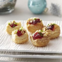 Brie Cherry Pastry Cups recipe