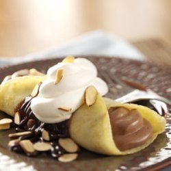 Chocolate-Almond Dessert Crepes recipe