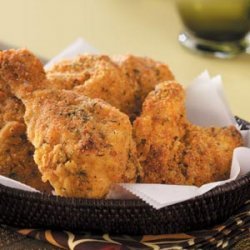 Cornmeal Oven-Fried Chicken recipe