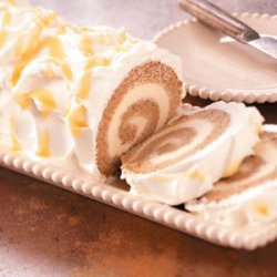 Applesauce Ice Cream Cake Roll recipe