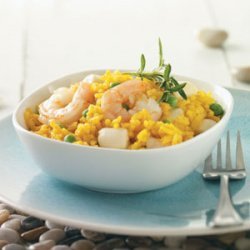 Scallops & Shrimp with Yellow Rice recipe
