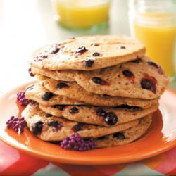 Blueberry Oat Pancakes recipe