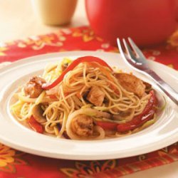 Asian Chicken with Pasta recipe