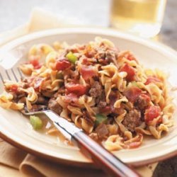 Spanish Noodles and Ground Beef recipe