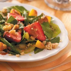 Fresh & Fruity Spinach Salad recipe