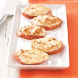 Four-Cheese Broiled Tomato Slices recipe