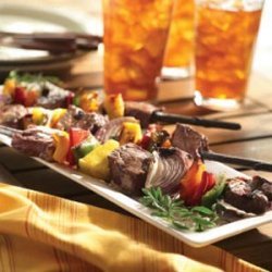 Grilled Beef and Vegetable Kabobs recipe