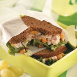 Cashew Turkey Salad Sandwiches recipe