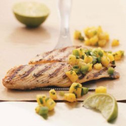 Grilled Tilapia with Pineapple Salsa recipe