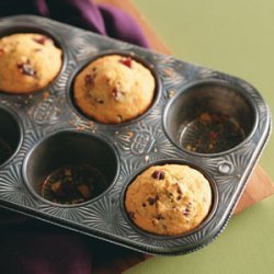 Cranberry-Pecan Corn Muffins recipe