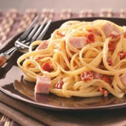 Ham & Sun-Dried Tomato Alfredo recipe