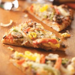 Traditional Philly Cheesesteak Pizza recipe