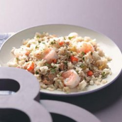 Spicy Chorizo & Shrimp Rice recipe