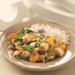 Orange-Cashew Chicken and Rice recipe
