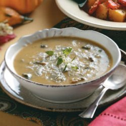 Cremini & Butternut Squash Soup recipe