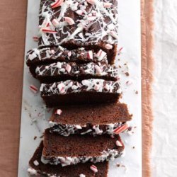 Candy Cane Chocolate Loaves recipe