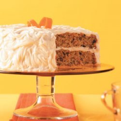Carrot-Spice Cake with Caramel Frosting recipe