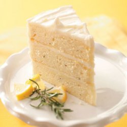 Lemon-Rosemary Layer Cake recipe