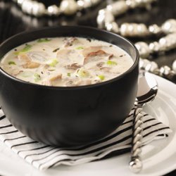 Creamy Garlic & Mushroom Soup recipe