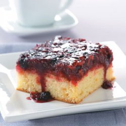 Upside-Down Berry Cake recipe