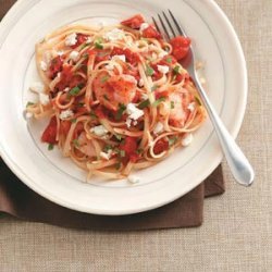 Shrimp & Tomato Linguine Toss recipe