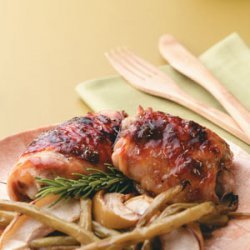 Apple-Brined Chicken Thighs recipe
