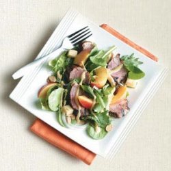 Pork Tenderloin Nectarine Salad recipe