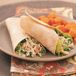 Asian Chicken Salad Wraps recipe