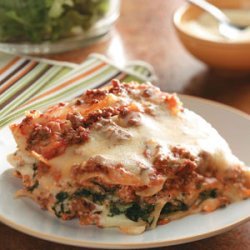 Spinach Alfredo Lasagna recipe