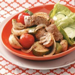 Skewerless Stovetop Kabobs for Two recipe