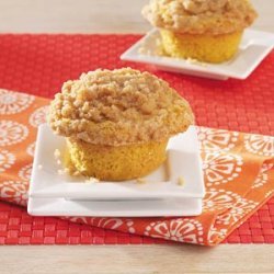 Isaiah's Pumpkin Muffins with Crumble Topping recipe