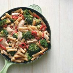 Skillet Ziti with Chicken and Broccoli recipe
