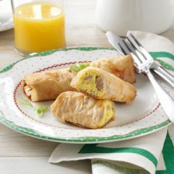 Country Sausage & Egg Rolls recipe