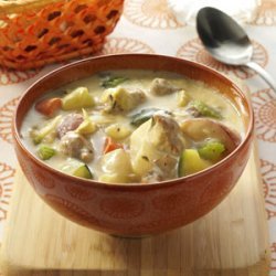 Anything Goes Sausage Soup recipe