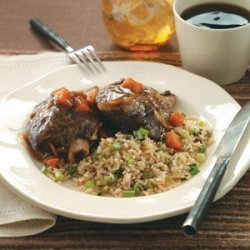 Gingered Short Ribs with Green Rice recipe