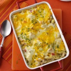Chicken & Cheese Noodle Bake recipe