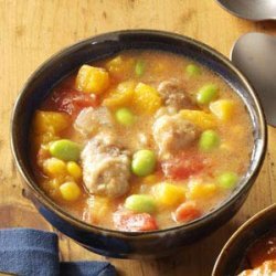 Harvest Butternut & Pork Stew recipe