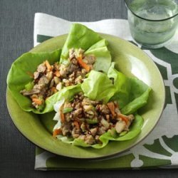 Peanutty Asian Lettuce Wraps recipe
