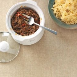 Sweet and Savory Pulled Beef Dinner recipe