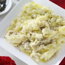 Chunky Garlic Mashed Potatoes recipe