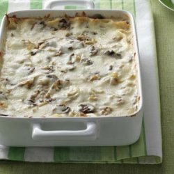 Artichoke Mushroom Lasagna recipe