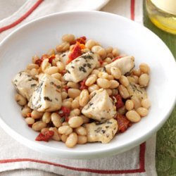 Tuscan Chicken and Beans recipe