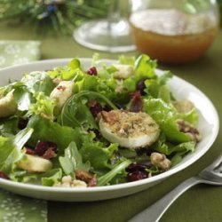 Green Salad with Baked Goat Cheese recipe
