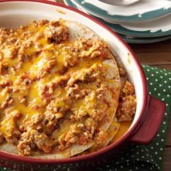Turkey Enchilada Stack recipe