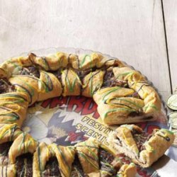 King Cake with Cream Cheese Filling recipe