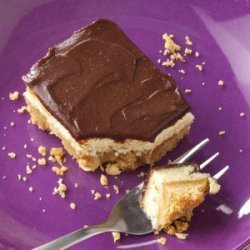 Chocolate-Peanut Cheesecake Bars recipe