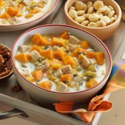 Turkey-Sweet Potato Soup recipe